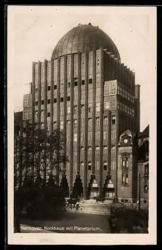 AK Hannover, Hochhaus mit Planetarium