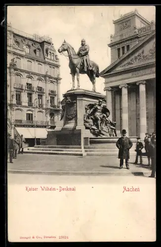 AK Aachen, Kaiser Wilhelm-Denkmal