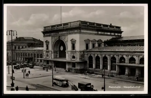 AK Mannheim, Eingang zum Hauptbahnhof