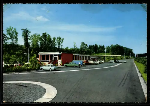 AK Frechen, Bundesautobahn-Raststätte Frechen-Süd, Inh. H. W. Ritter, Autobahn Aachen-Köln