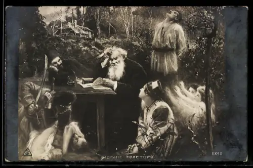 AK Tolstoy im Wald