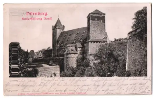 Relief-AK Nürnberg, Kaiserstallung Nordf
