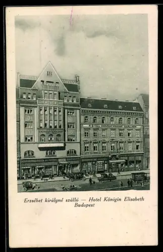 AK Budapest, Hotel Königin Elisabeth