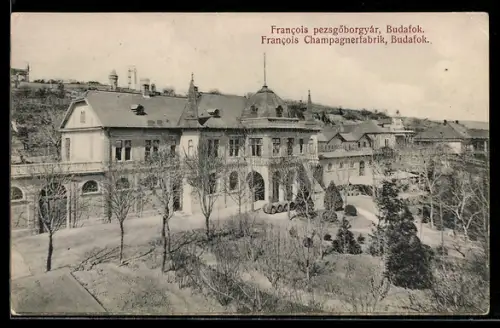 AK Budapest, Budafok, Francois Champagnerfabrik