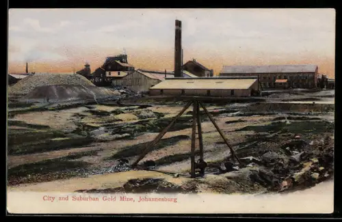 AK Johannesburg, City and Suburban Gold Mine, Bergbau