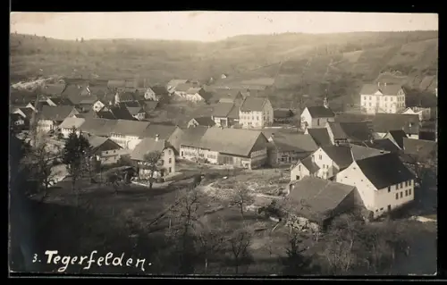 AK Tegerfelden, Ortsansicht aus der Vogelschau