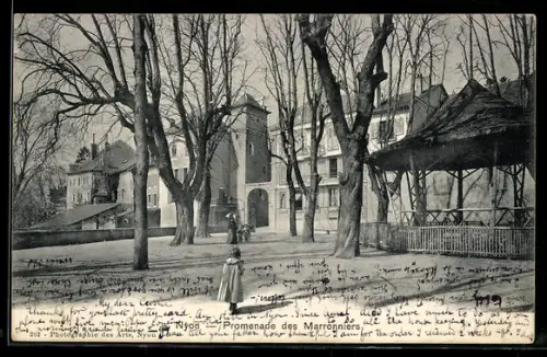 AK Nyon, Promenade des Marronniers