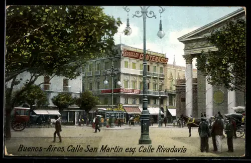 AK Buenos Aires, Calle San Martin esq. Calle Rivadavia