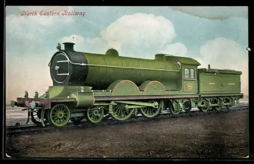 AK Eisenbahnlokomotive der North Eastern Railway