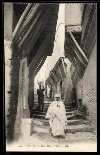 AK Alger, Une Rue Arabe