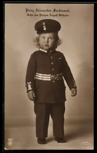 AK Prinz Alexander Ferdinand, Sohn des Prinzen August Wilhelm