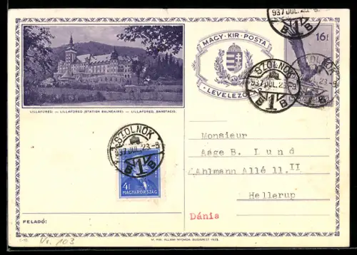 AK Lillafüred, Station Balnéaire, Ganzsache