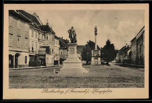AK Radkersburg /Steiermark, Partie am Hauptplatz