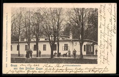 AK Brucker Lager, Offiziersbaracke