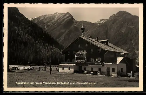 AK Neukirchen am Gross-Venediger, Schledhof g. d. Obersulzbachtal