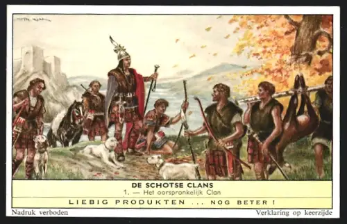 Sammelbild Liebig, De Schotse Clans, Het oorspronkelijk Clan