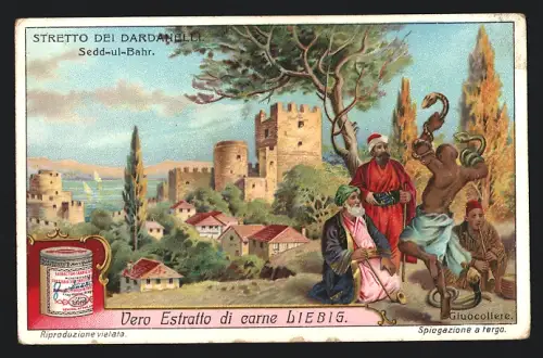 Sammelbild Liebig, Stretto dei Dardanelli, Sedd-ul-Bahr