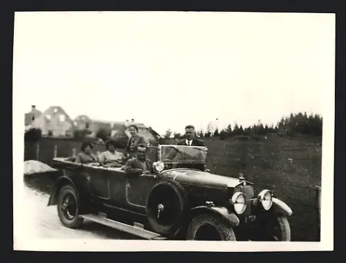 Fotografie Auto Austro-Fiat, Cabrio am Josefsberg 1932