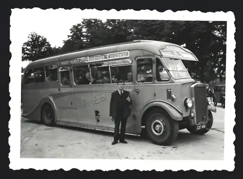 Fotografie Bus Leyland, Omnibus / Reisebus Grey Green Services to the Coast