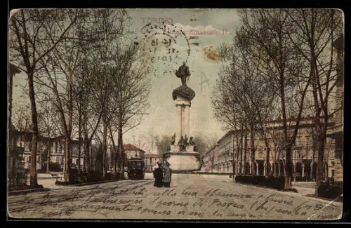 AK Torino, Corso e Monumento Vittorio Emanuele I.