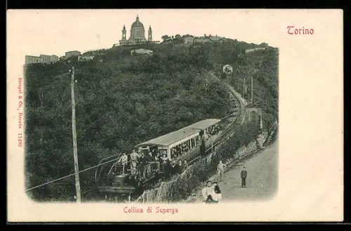 AK Torino, Collina di Superga, Bergbahn