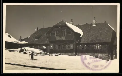 AK Stubalmhaus Gaberl, Berghütte d. D. Ö. A. V. Sektion Köflach