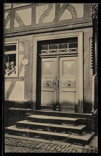 AK Lauterbach, Alte Haustür Nr. 8, Tür in der Eisenbacherstr. 5
