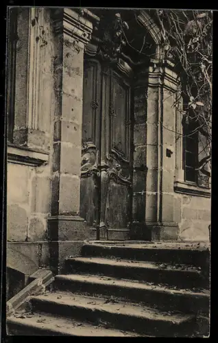 AK Lauterbach, Alte Haustür Nr. 20, Eisenbachertor 1