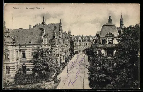 AK Hanau, Blick in die Ramsay-Strasse