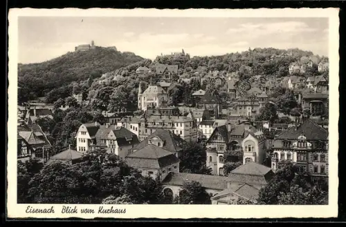 AK Eisenach, Blick vom Kurhaus