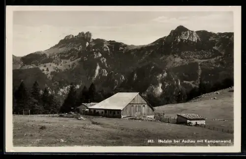 AK Aschau, Hofalm mit Kampenwand