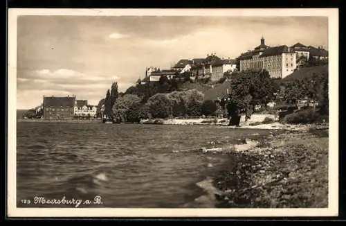 AK Meersburg a. B., Schloss und Uferansicht