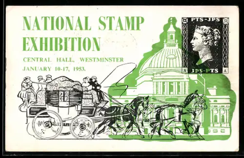 AK National Stamp Exhibition 1963, Westminster, Central Hall
