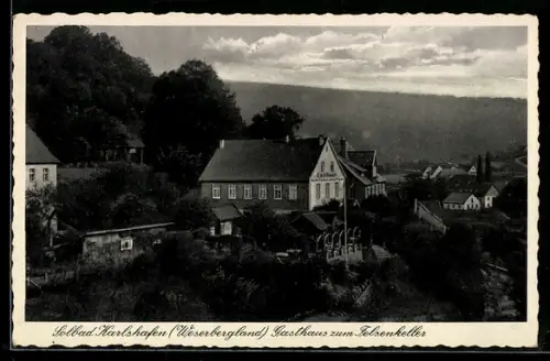 AK Bad Karlshafen /Weserbergland, Gasthaus zum Felsenkeller