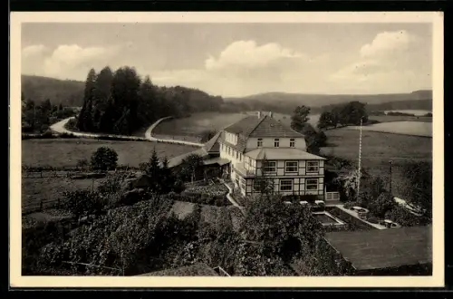 AK Hardehausen, Gasthof und Pension Varlemann, Landschaft
