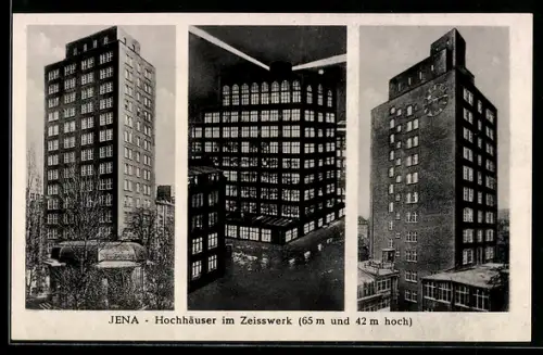AK Jena, Hochhäuser im Zeisswerk