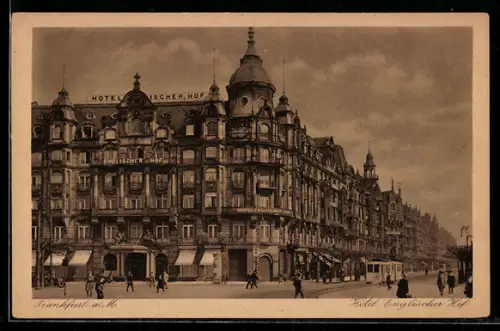 AK Frankfurt a. M., Hotel Englischer Hof