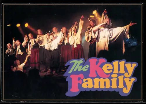 AK The Kelly Family beim Auftritt