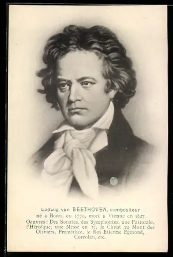 AK Ludwig van Beethoven im Porträt
