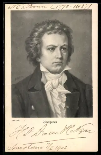 Künstler-AK Beethoven im Porträt