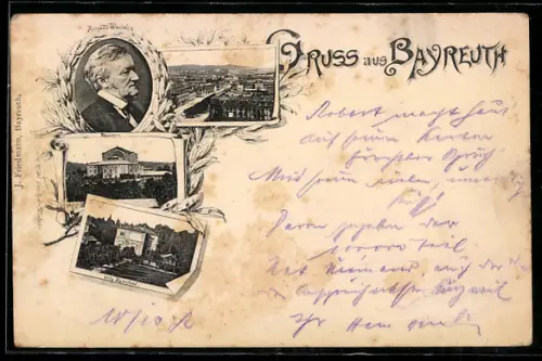 AK Bayreuth, Richard Wagner, Theater, Villa Wahnfried