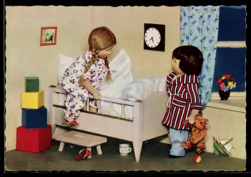 AK Schlafenszeit für Käthe Kruse-Puppe