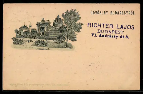 Lithographie Budapest, Iparcsarnok