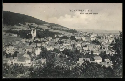 AK Sonneberg /S.-M., Blick von der Kappel