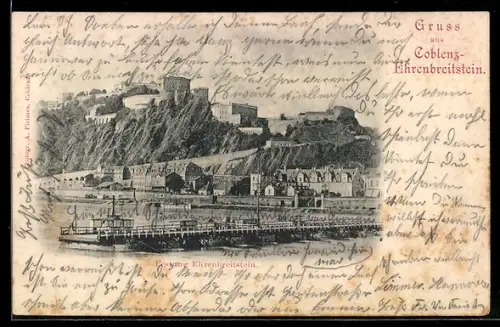 AK Koblenz-Ehrenbreitstein, Festung Ehrenbreitstein
