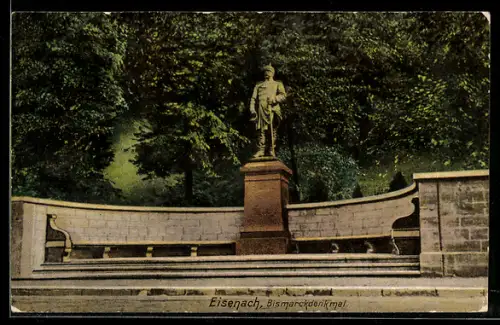 AK Eisenach, Bismarckdenkmal