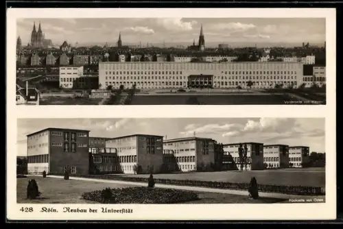 AK Köln-Lindenthal, Neubau der Universität