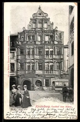 AK Heidelberg / Neckar, Gasthof zum Ritter