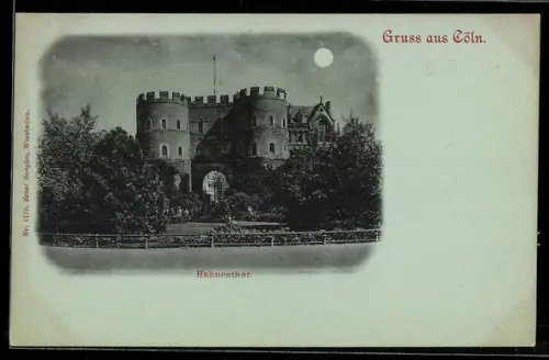Mondschein-AK Köln, Hahnentor