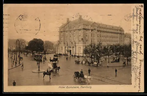 AK Hamburg-Neustadt, Hotel Esplanade